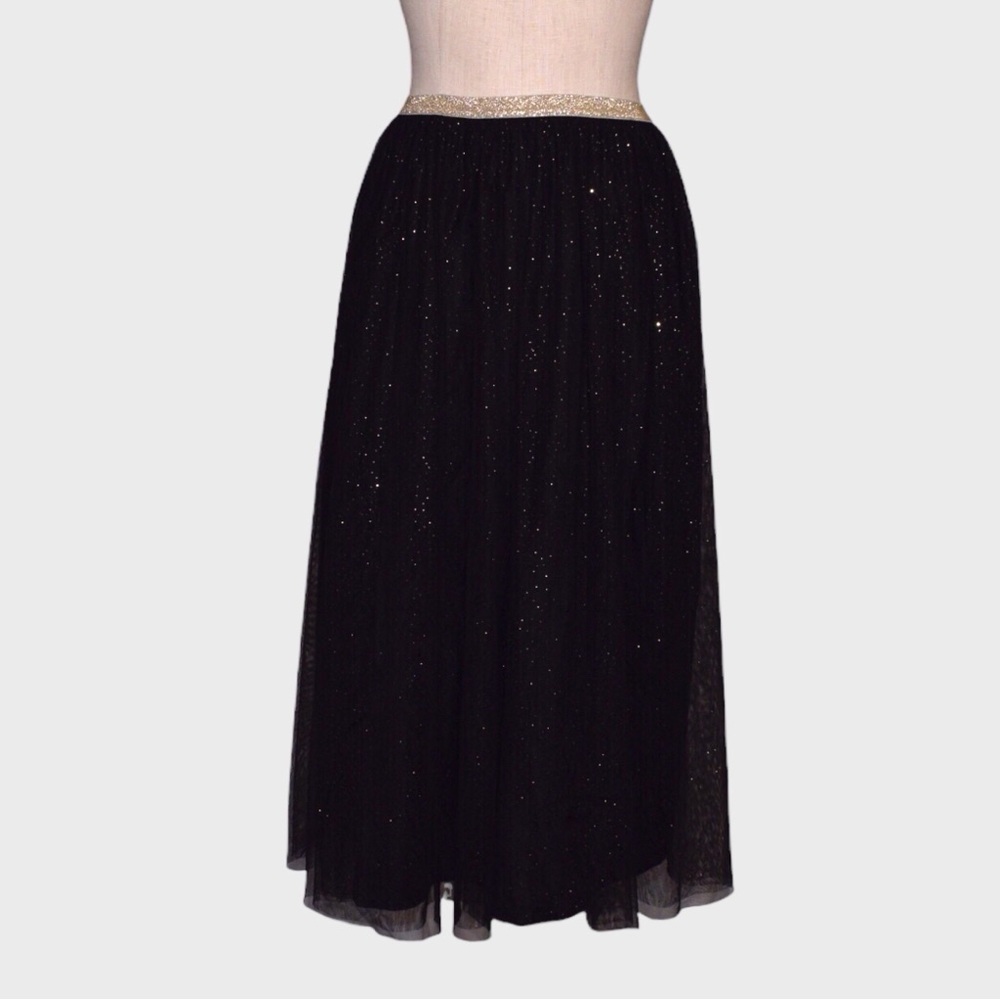 Cat & Jack Shimmery Tulle Midi Skirt‎